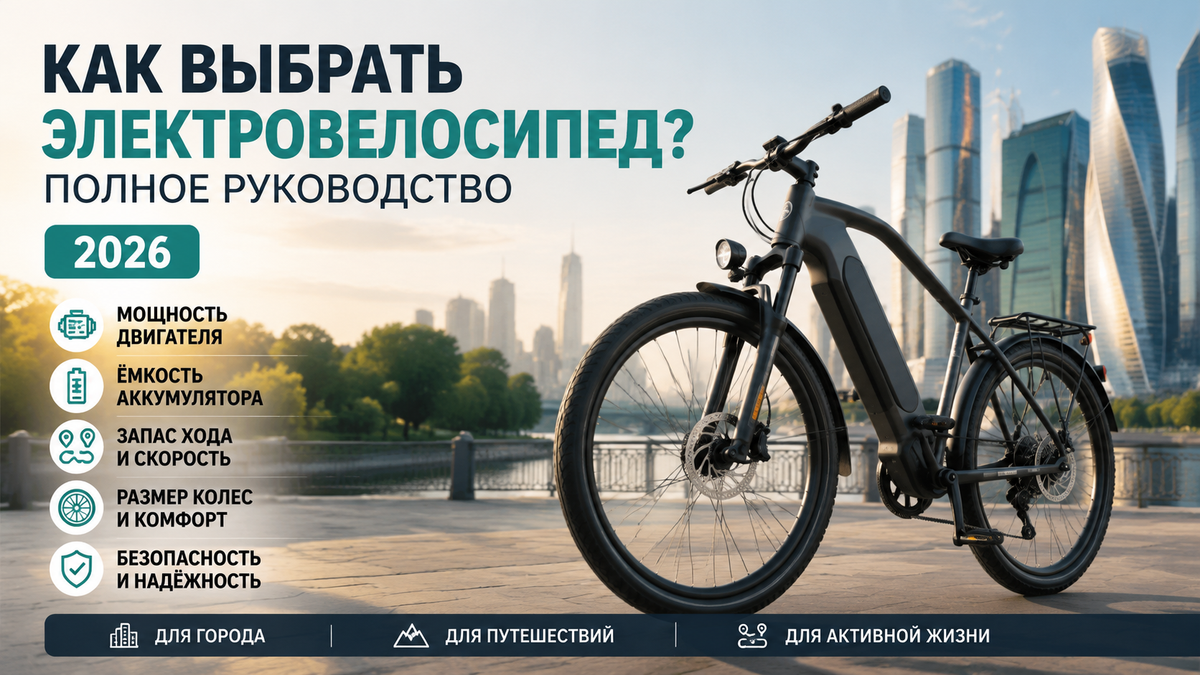Как выбрать электровелосипед для города